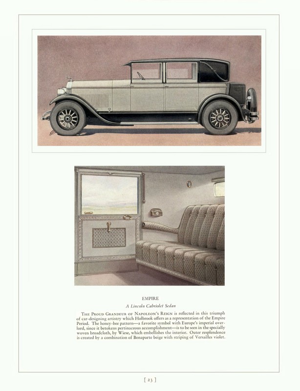 1927 Lincoln Cars Brochure Page 32